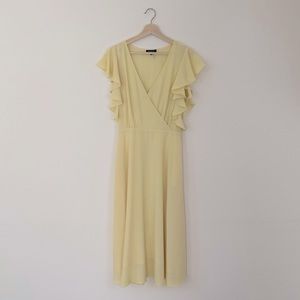 1. State Yellow Flowy Dress 12